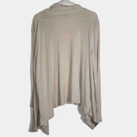 Talbots Modal Asymmetrical Open Cardigan Sweater XL - Picture 6 of 10